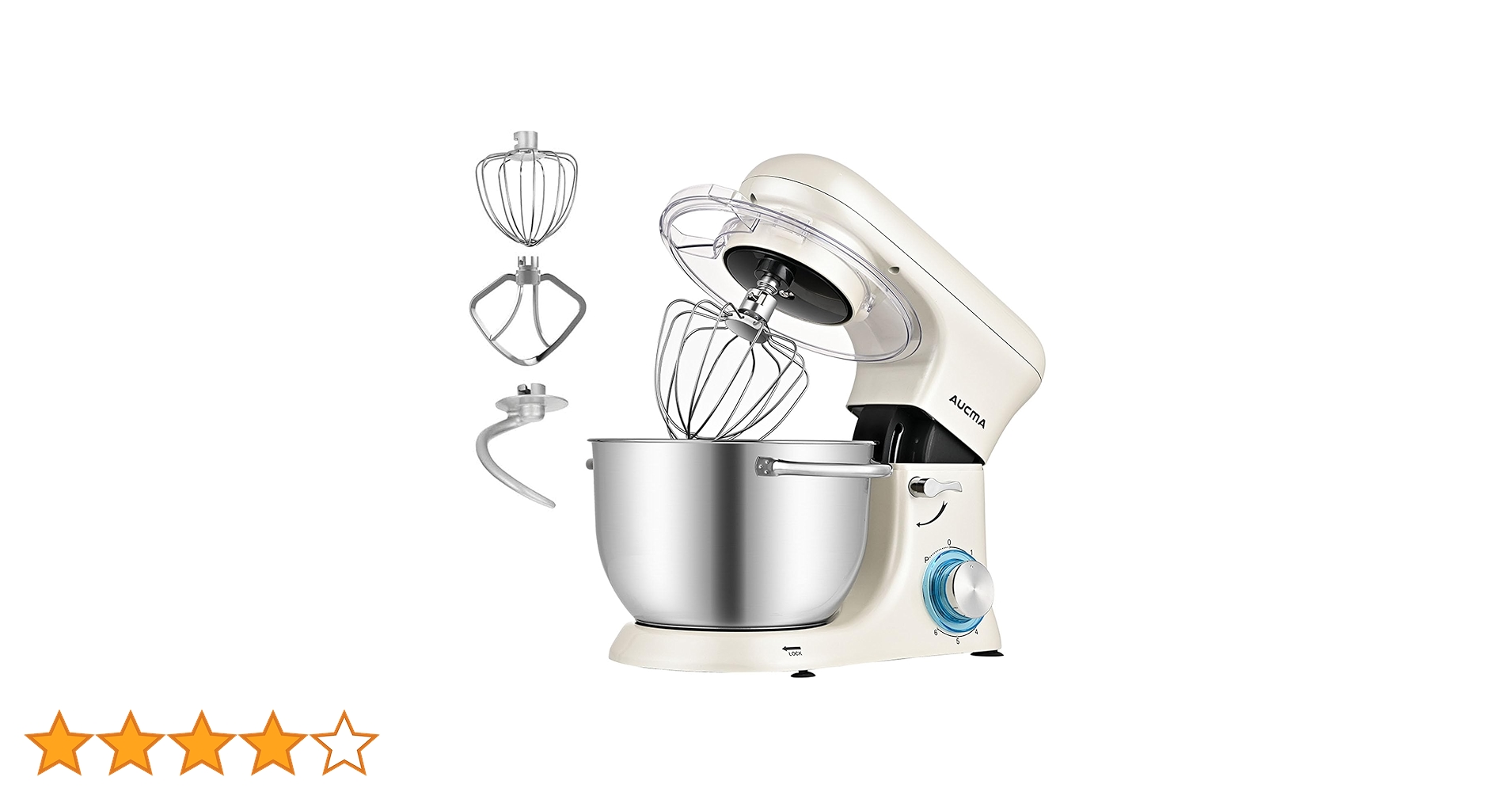 Aucma スタンドミキサー4.5L Amazon | Aucma スタンドミキサー 4.5L大容量 3種類